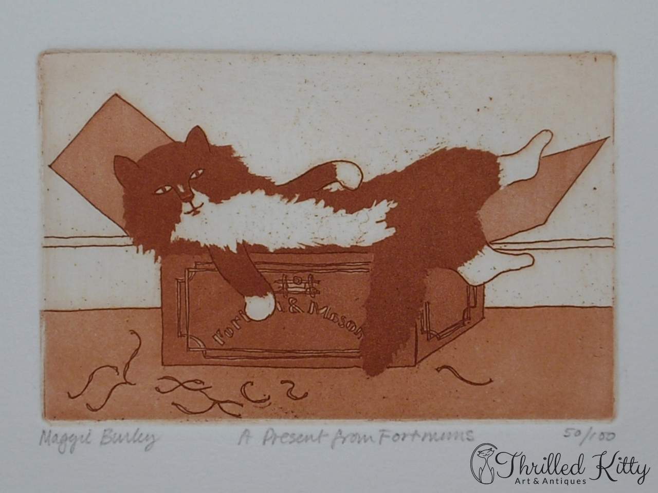 'A Present From Fortnum’s' by Maggie Burley | Limited Edition Etching