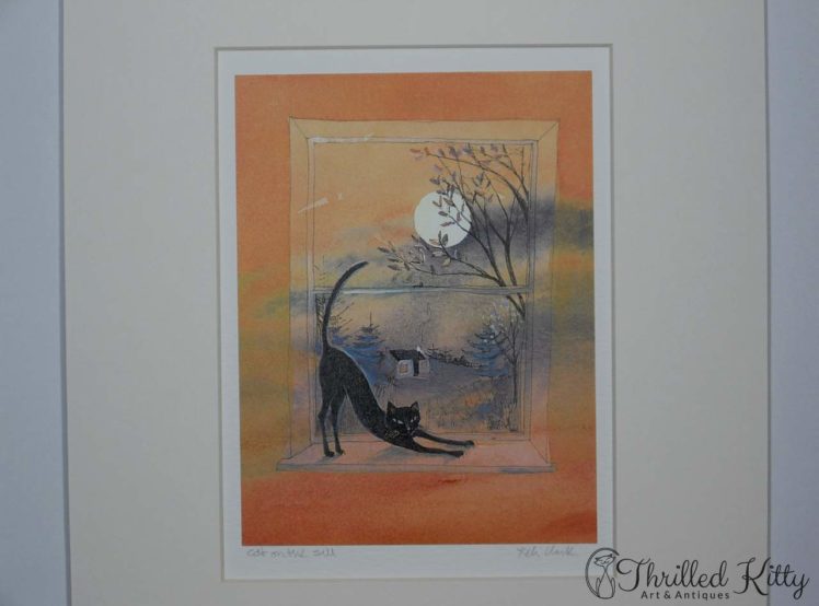 Cat on the Sill by Keli Clark-Signed Giclee Print-4