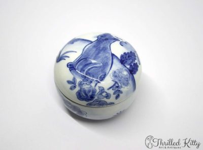 Hand-Painted Lidded Trinket Pot | Quail Pottery