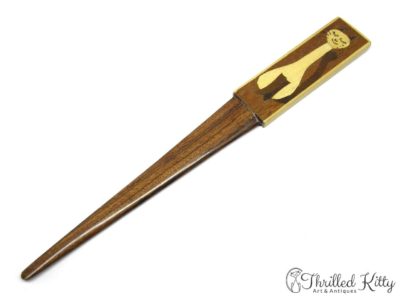 Inlaid Wooden Letter Opener | 1960s-70s