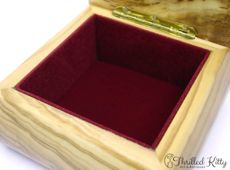 Italian Sorrento Ware Jewellery Box-Inlaid Olive Wood-5