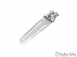 Loving Cats Bookmark | Solid Sterling Silver