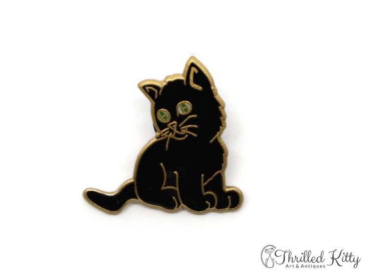 Cloisonne-Adorable-Kitten-Green-Eyes-Lapel-Pin-5