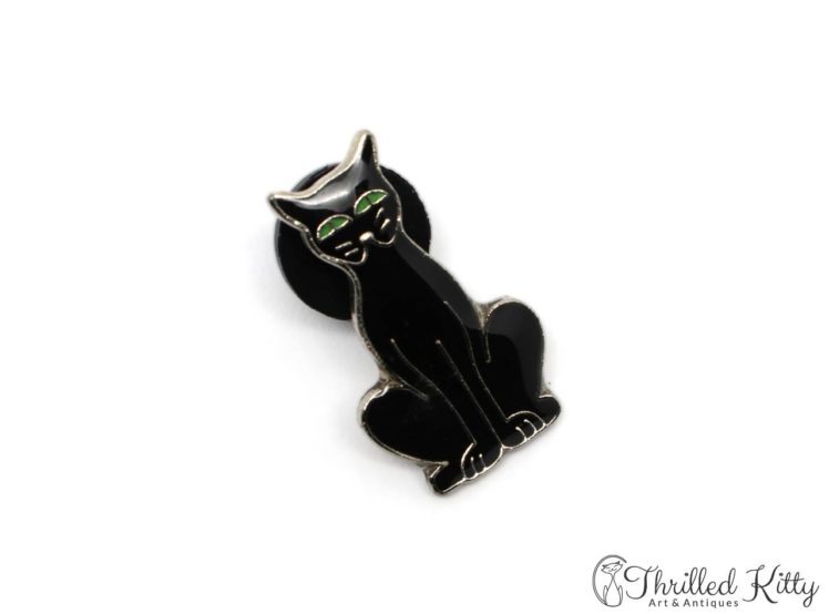 Cloisonne-Black-Cat-Green-Eyes-Lapel-Pin-1