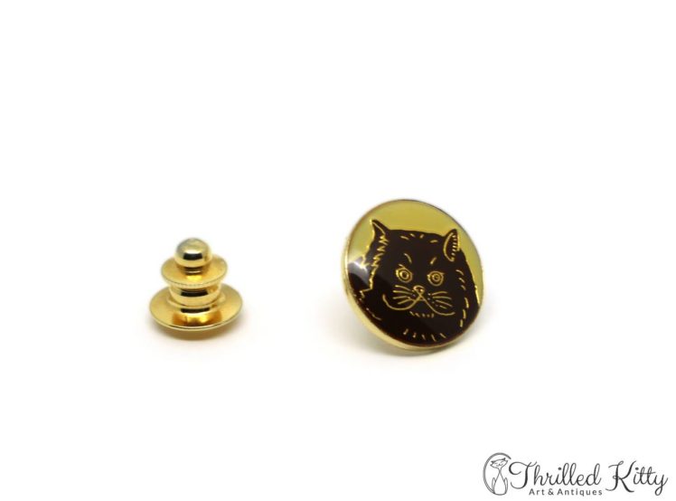 Vintage-Cloisonne-Persian-Cat-Lapel-Tie-Pin-3