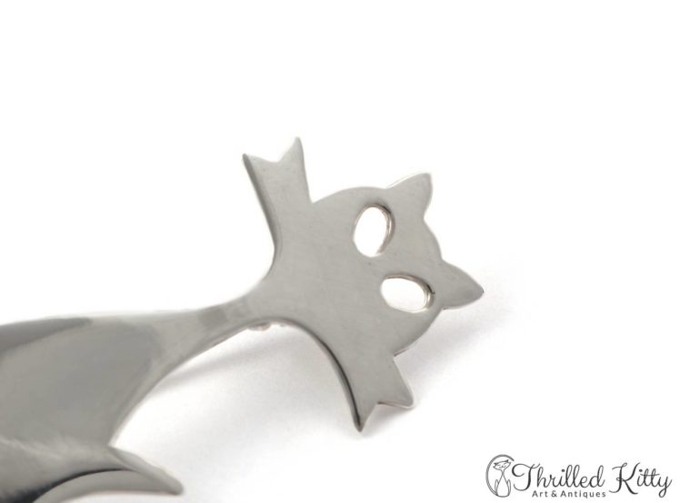 Stylised-Modernist-Cat-Brooch-Silver-7