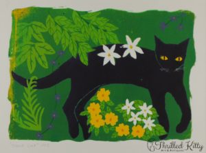 ‘Black Cat 1993’ by Jane Zeuner | Silkscreen Print