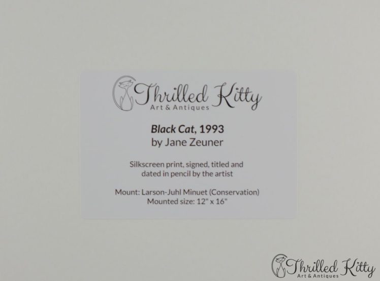 Black-Cat-1993-by-Jane-Zeuner-Silkscreen-8