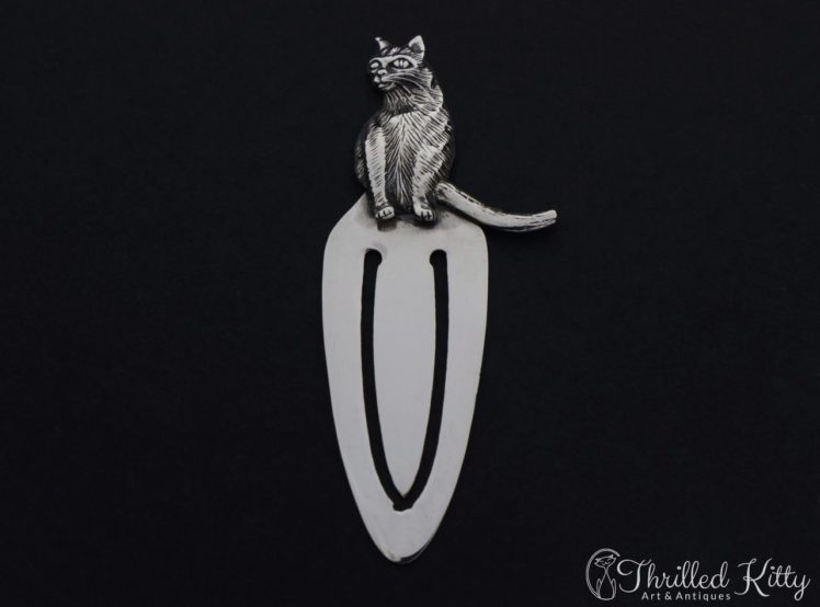 detailed-sitting-cat-silver-bookmark-1