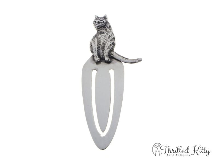 detailed-sitting-cat-silver-bookmark-8