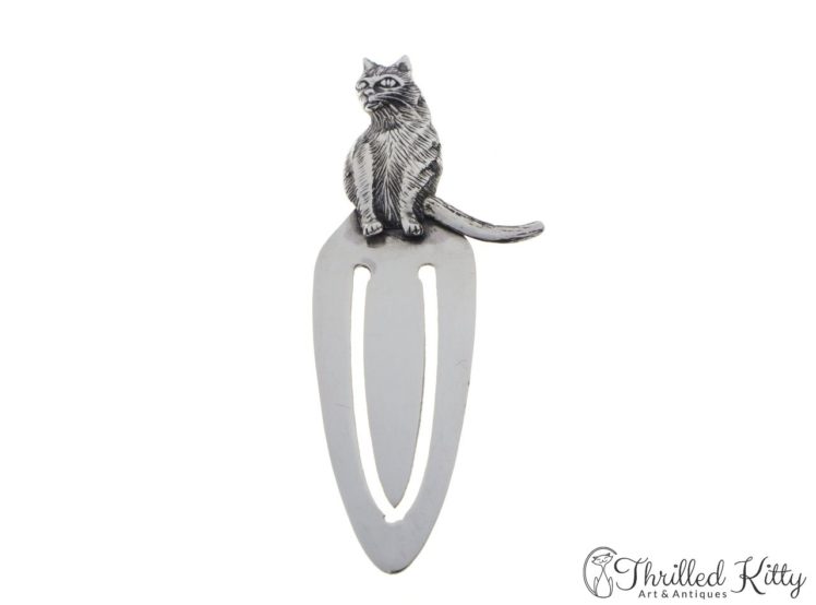 detailed-sitting-cat-silver-bookmark-8