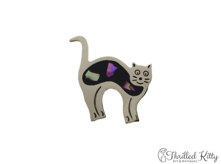 mexican-alpaca-abalone-cat-brooch-7