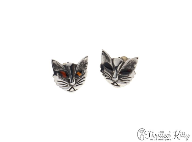 vintage-scandinavian-modernist-silver-cat-earrings-5