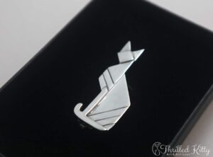 Art Deco Style Vintage Cat Brooch | Sterling Silver